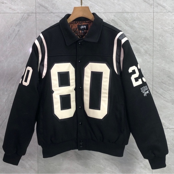 Stussy Other - Stussy Black and White Numbered Puffer Jacket